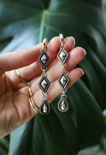 Load image into Gallery viewer, Silver Stamped Danglies