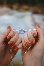 Load image into Gallery viewer, Rainbow Moonstone Choker
