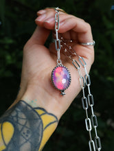 Load image into Gallery viewer, aura opal o-ring necklace
