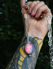 Load image into Gallery viewer, aura opal o-ring necklace
