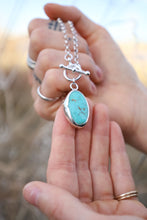 Load image into Gallery viewer, Kingman Turquoise Toggle Necklace
