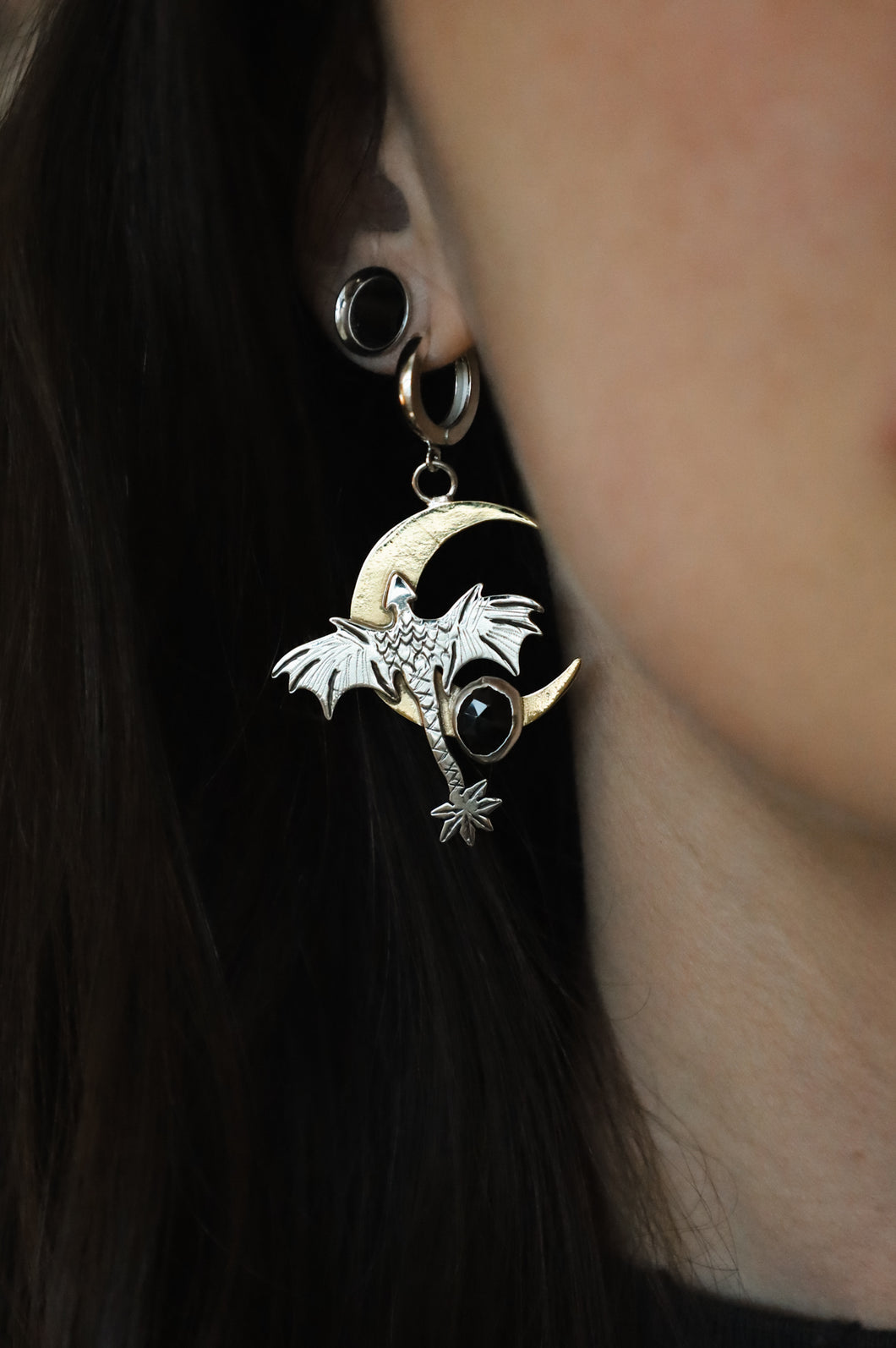 *MTO* Golden Dragon Earrings