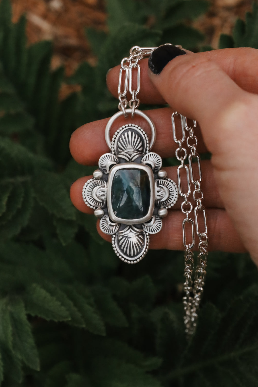 Spring Mourning Necklace