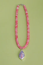 Load image into Gallery viewer, Pink beaded necklace
