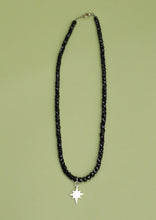 Load image into Gallery viewer, Black Beads + Star
