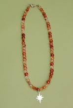 Load image into Gallery viewer, Orange beads + Starburst
