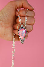 Load image into Gallery viewer, aura opal coffin necklace
