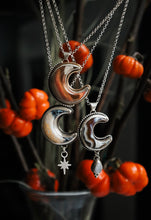 Load image into Gallery viewer, Polychrome Jasper Moon Pendant
