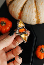 Load image into Gallery viewer, Amber &amp; Hessonite Garnet Ring
